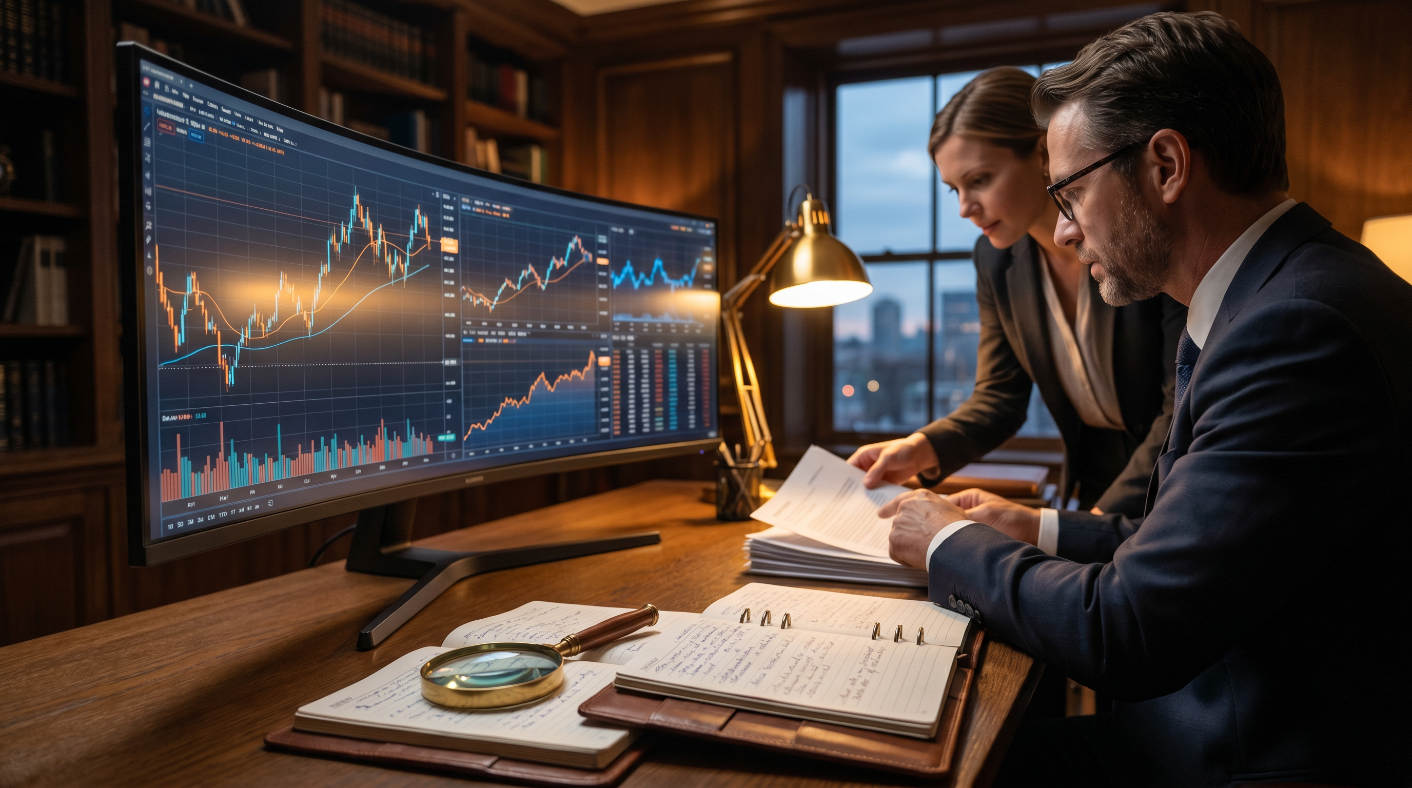Analytics dashboard with market research data